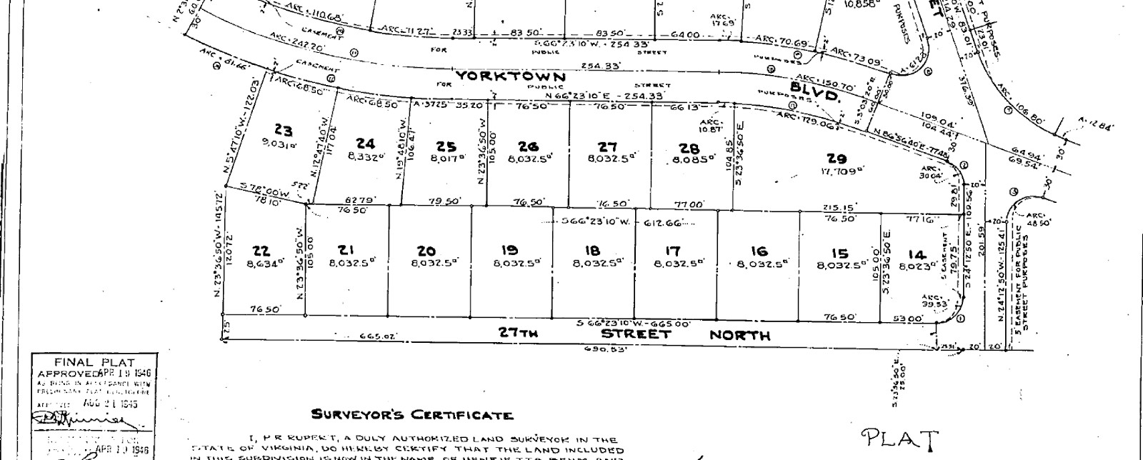 subdivision plat