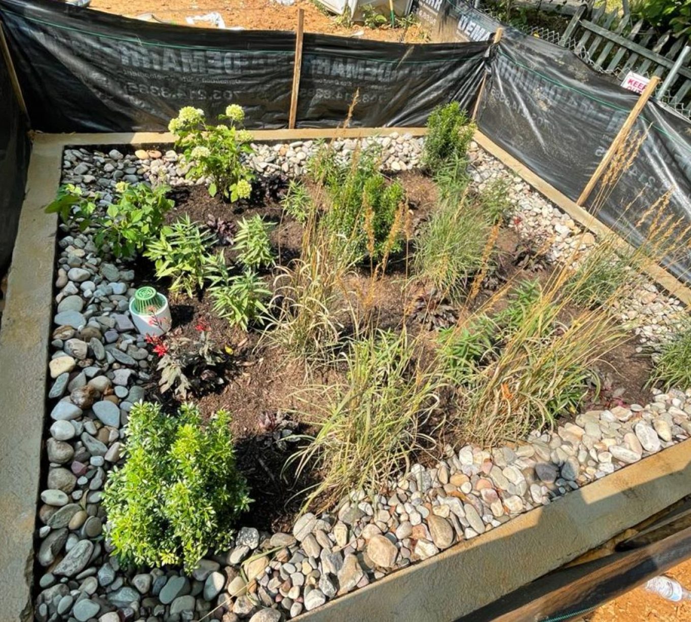 Detached Urban Bioretention Planter Box for Stormwater Management